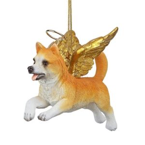 Design Toscano JH170722 3 1/2 Inch Angel Welsh Corgi Ornament