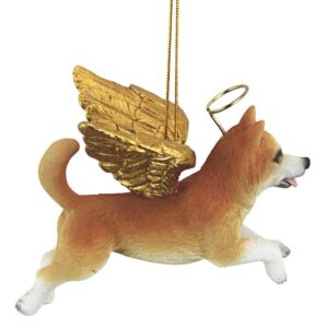 Design Toscano JH170722 3 1/2 Inch Angel Welsh Corgi Ornament