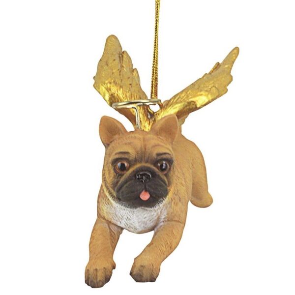 Design Toscano JH170724 4 Inch Angel Pug Ornament