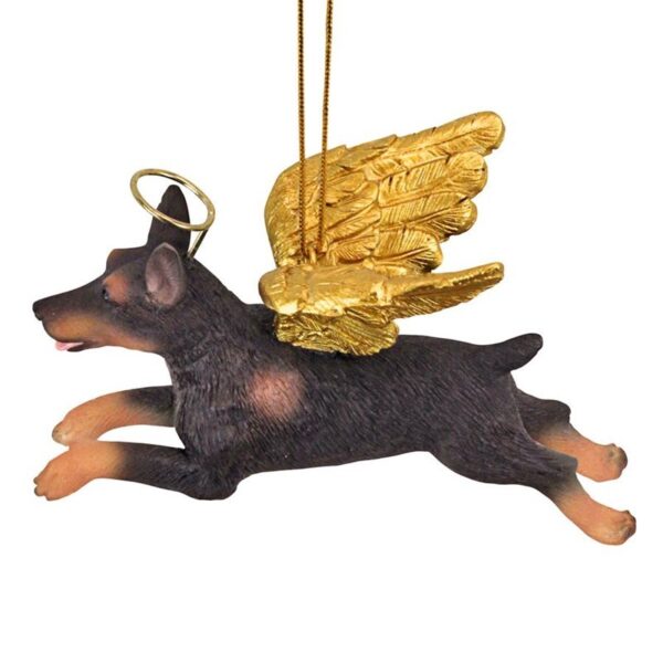 Design Toscano JH170726 4 Inch Angel Doberman Ornament