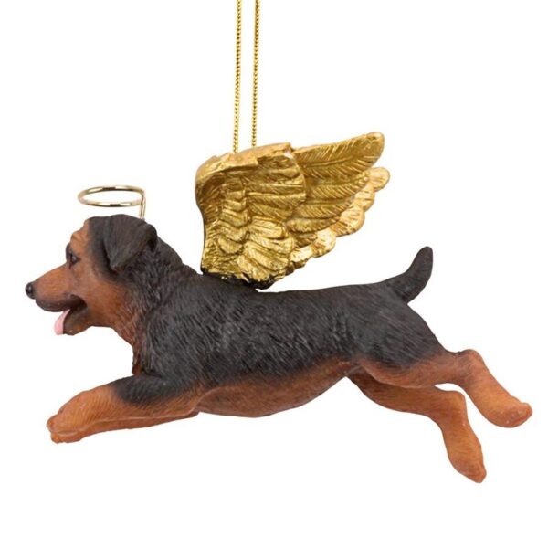 Design Toscano JH170727 4 Inch Angel Rottweiler Ornament