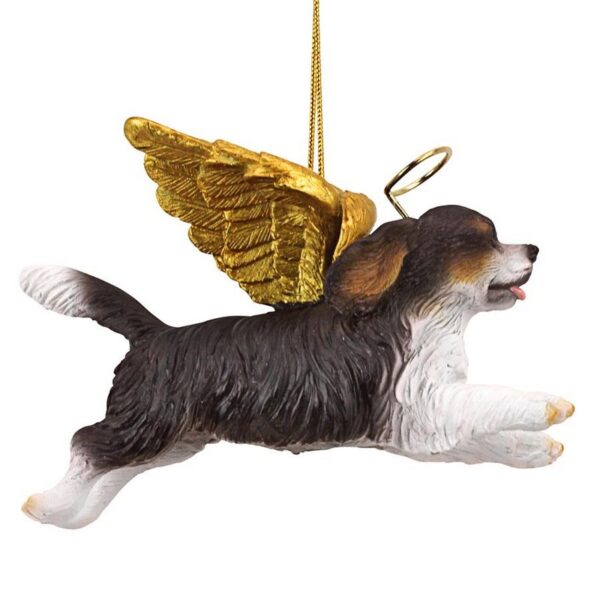 Design Toscano JH170728 4 Inch Honor The Pooch Cavalier Holiday Dog Angel Ornament