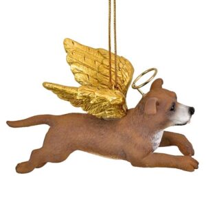 Design Toscano JH170729 4 Inch Angel Pitbull Ornament