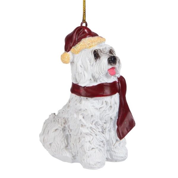 Design Toscano JH576311 2 1/2 Inch Maltese Ornament