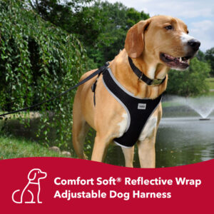 Comfort Soft  Reflective Wrap Adjustable Dog Harness