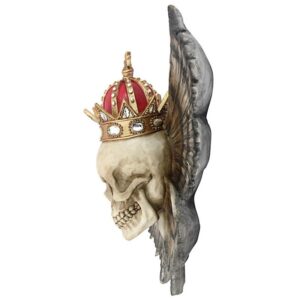 Design Toscano JQ10397 16 Inch Mortality Deaths Scull Wall Sculpture