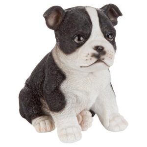 Design Toscano JQ11232 5 Inch Boston Terrier Puppy Partner Statue