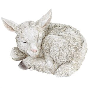 Design Toscano JQ11292 11 1/2 Inch Sleepy Goat Kid Statue