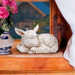 Design Toscano JQ11292 11 1/2 Inch Sleepy Goat Kid Statue