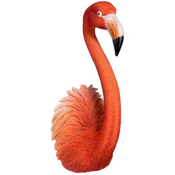 Design Toscano JQ11401 8 Inch Flamingo Head Wall Sculpture