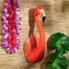 Design Toscano JQ11401 8 Inch Flamingo Head Wall Sculpture