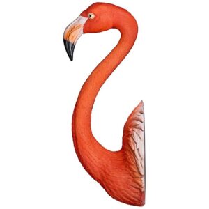 Design Toscano JQ11401 8 Inch Flamingo Head Wall Sculpture