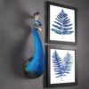 Design Toscano JQ11733 8 1/2 Inch Peacock Head Wall Sculpture