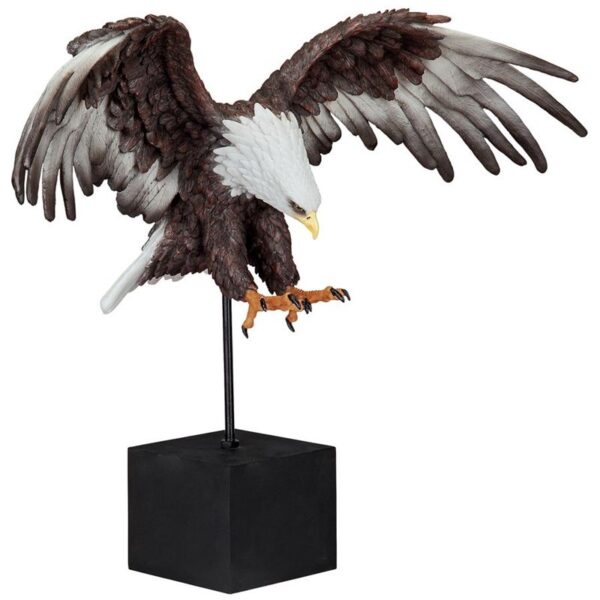 Design Toscano JQ11797 24 Inch Freedoms Flight Bald Eagle Statue