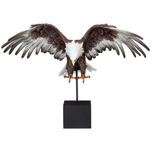 Design Toscano JQ11797 24 Inch Freedoms Flight Bald Eagle Statue