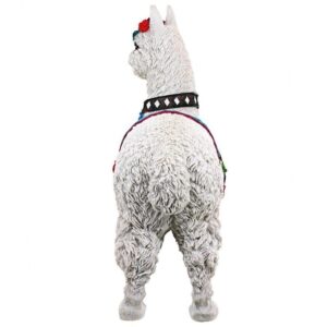 Design Toscano JQ121029 11 Inch Festive Alpaca Statue