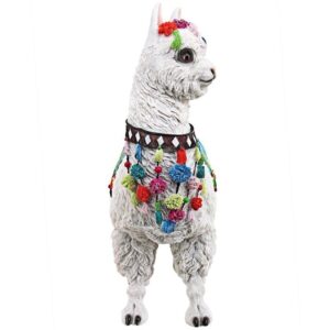 Design Toscano JQ121029 11 Inch Festive Alpaca Statue