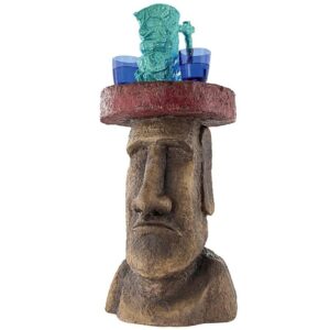 Design Toscano JQ12149 13 Inch Easter Island Moai Side Table