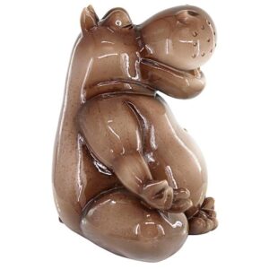 Design Toscano JQ12514 10 1/2 Inch 3500 Pounds of Zen Yoga Hippo Statue