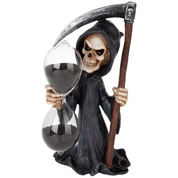 Design Toscano JQ12546 4 Inch Grim Reaper with Hourglass Statue