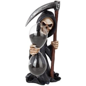 Design Toscano JQ12546 4 Inch Grim Reaper with Hourglass Statue