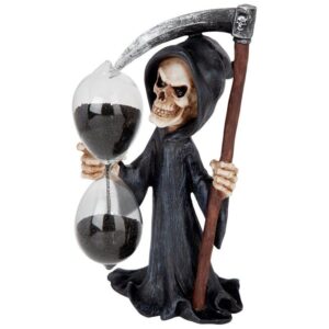 Design Toscano JQ12546 4 Inch Grim Reaper with Hourglass Statue