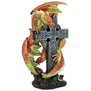 Design Toscano JQ3750 5 Inch Carrickbrack Celtic Dragon Statue