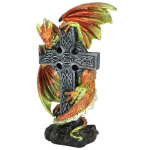 Design Toscano JQ3750 5 Inch Carrickbrack Celtic Dragon Statue