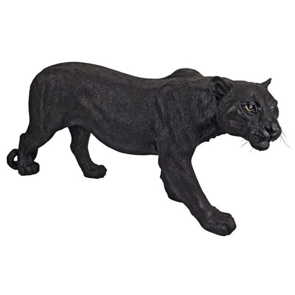 Design Toscano JQ4019 10 1/2 Inch Large Shadowed Predator Panther - Black