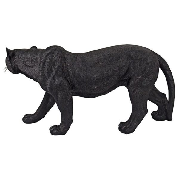 Design Toscano JQ4019 10 1/2 Inch Large Shadowed Predator Panther - Black