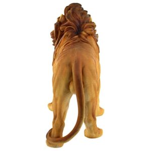 Design Toscano JQ44109 16 1/2 Inch Panthera Lion King of the Savanna Statue