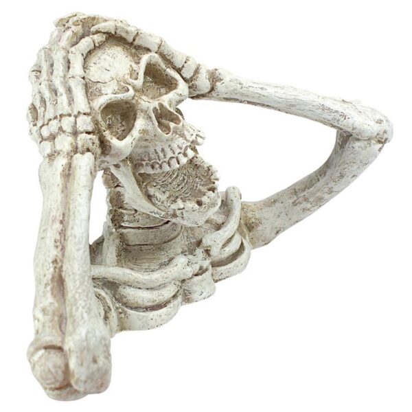 Design Toscano JQ4830 11 Inch Medium Shriek the Skeleton Statue