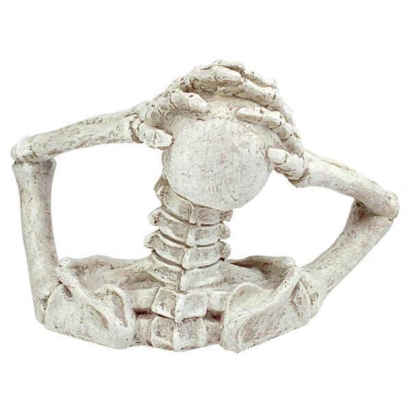 Design Toscano JQ4830 11 Inch Medium Shriek the Skeleton Statue