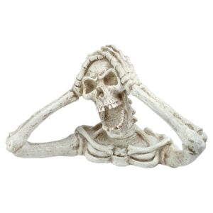 Design Toscano JQ4830 11 Inch Medium Shriek the Skeleton Statue