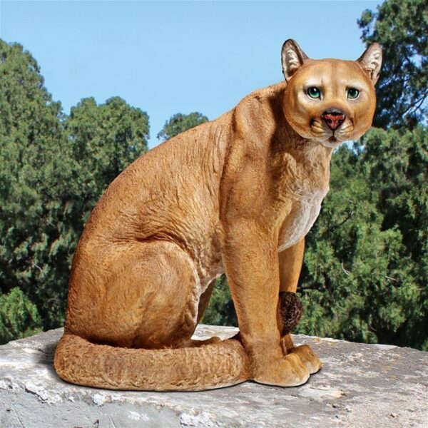 Design Toscano JQ5746 15 1/2 Inch American Mountain Cougar Statue