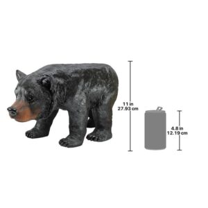 Design Toscano JQ7179 19 1/2 Inch Black Forest Bear Stool