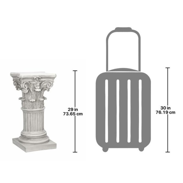 Design Toscano JQ7664 16 Inch Medium Corinthian Pillar