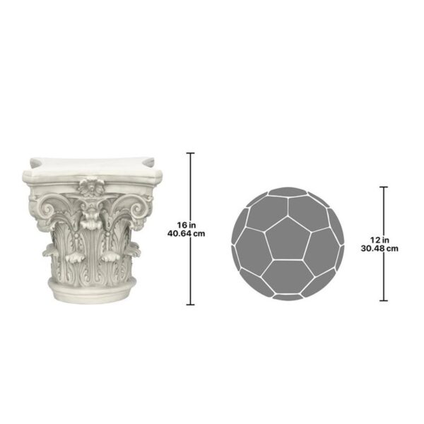 Design Toscano JQ7665 16 Inch Corinthian Pillar, Small