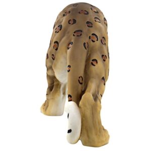 Design Toscano JQ7931 25 Inch Slient Pursuer Spotted Leopard Statue