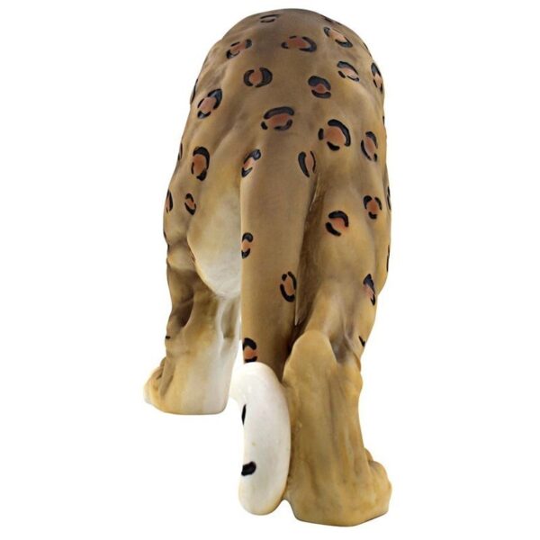 Design Toscano JQ7931 25 Inch Slient Pursuer Spotted Leopard Statue