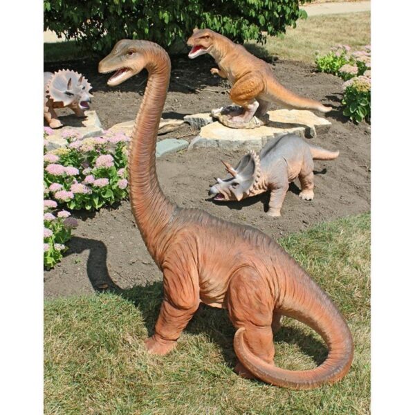 Design Toscano JQ86192 33 Inch Brachiosaurs Scaled Dinosaur Statue