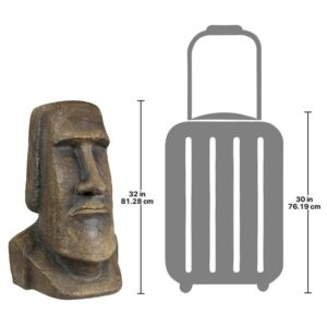 Design Toscano JQ8624 21 Inch Extra Large Easter Island Moai Head