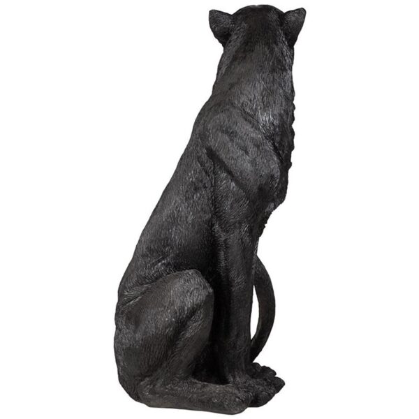 Design Toscano JQ8762 11 Inch Pensive Panther Black Jaguar Statue