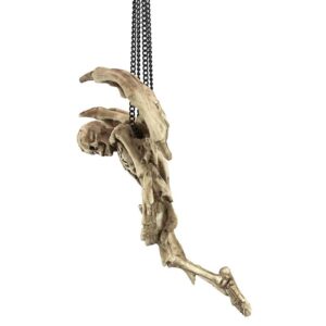 Design Toscano JQ9661 10 Inch Suspending Death Gothic Skeleton Hanging Sculpture