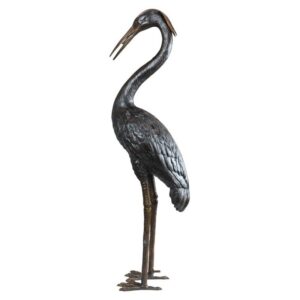 Design Toscano KW194802 7 Inch Medium Heron Head, High