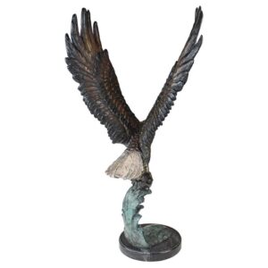 Design Toscano KW56604 17 1/2 Inch Majestic Eagle Statue - Bronze