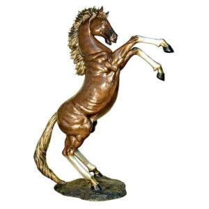 Design Toscano KW76431 88 Inch Majestic Spirit Rearing Horse Right