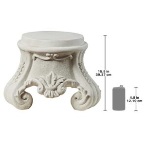 Design Toscano KY0631 21 Inch Rococo Plinth