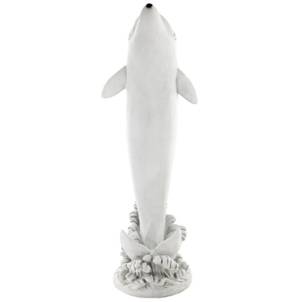 Design Toscano KY1036 19 Inch Medium Tropical Tale Dolphin Piped Statue