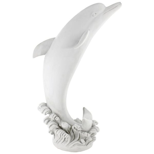 Design Toscano KY1036 19 Inch Medium Tropical Tale Dolphin Piped Statue